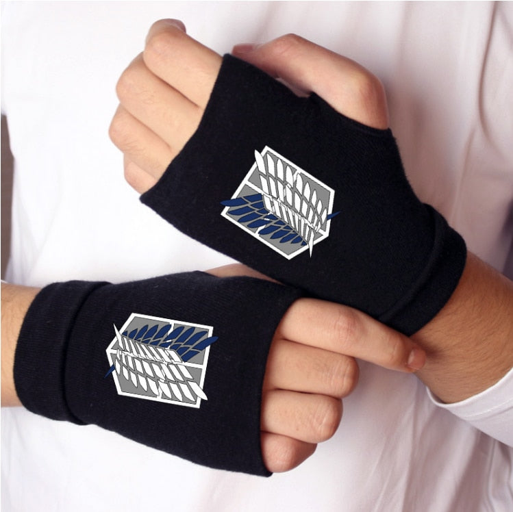 Attack on Titan Half-finger Gloves