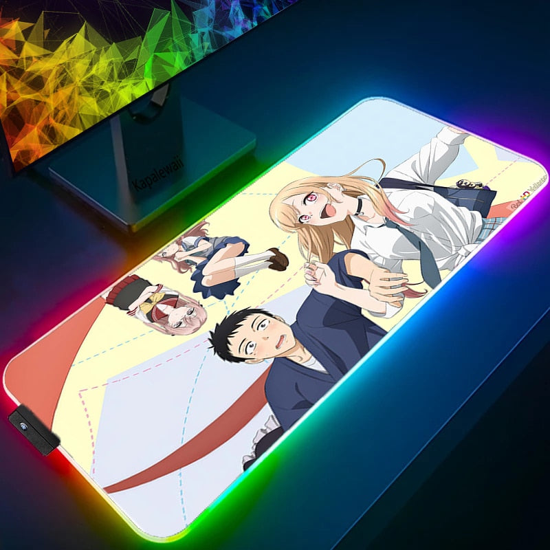 My Dress-Up Darling LED RGB Mousepad