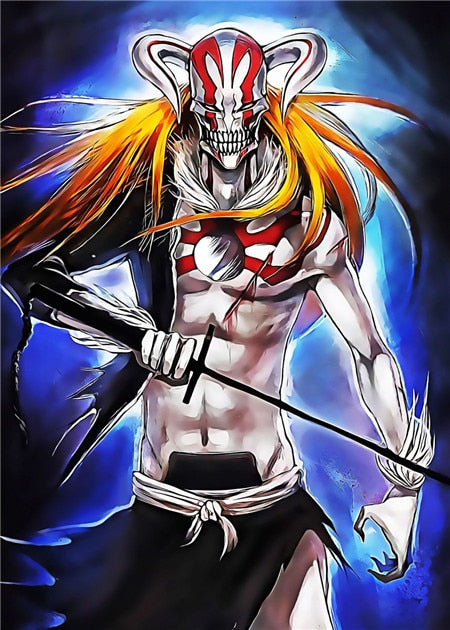 Bleach kenpachi Gotei Figure Poster