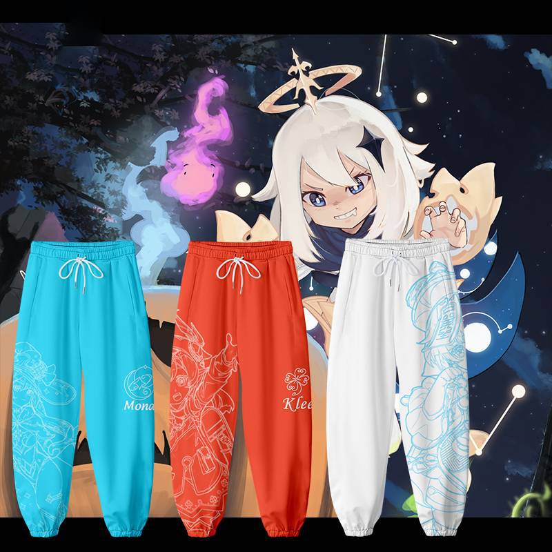 Genshin Impact Klee Xiao Cosplay Pants