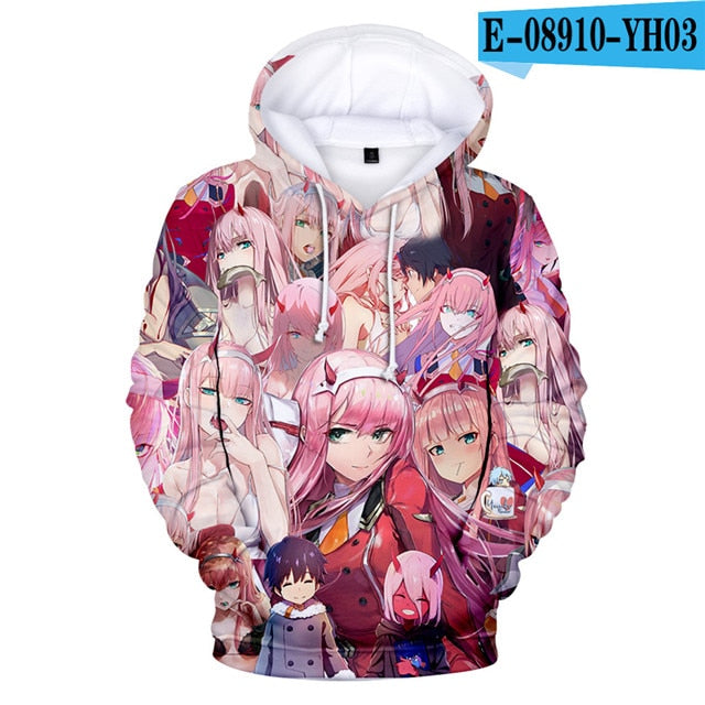 DARLING In The FRANXX 3D Hoodies