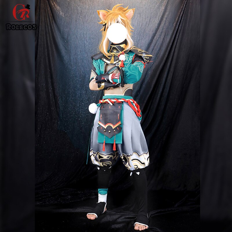 Game Genshin Impact Gorou Cosplay Full Set