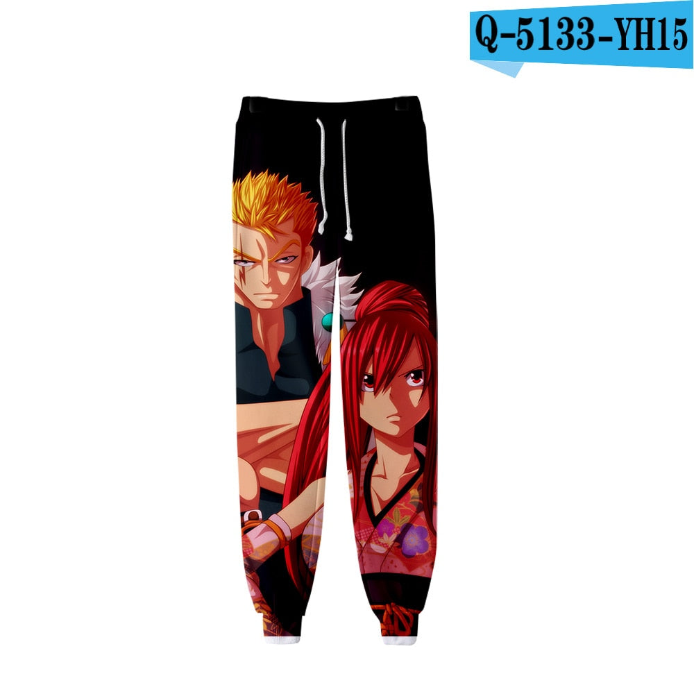 Fairy Tail 3d Print Casual Pants