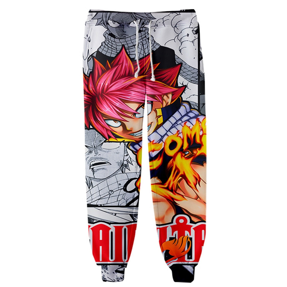 Fairy Tail 3d Print Casual Pants