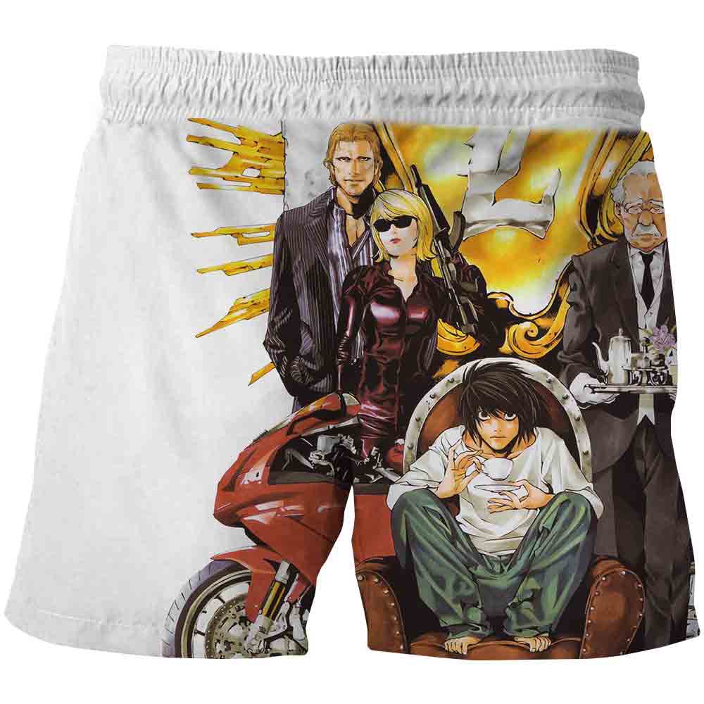 Death Note Yagami Cosplay Short Pants