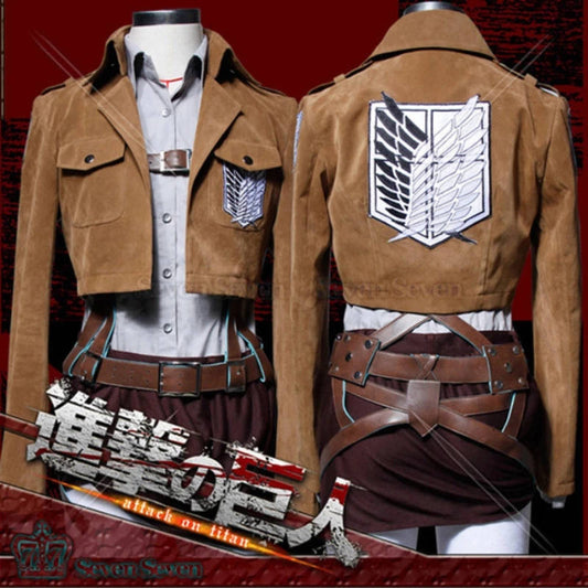 Attack on Titan Kyojin Mikasa Ackerman Cosplay