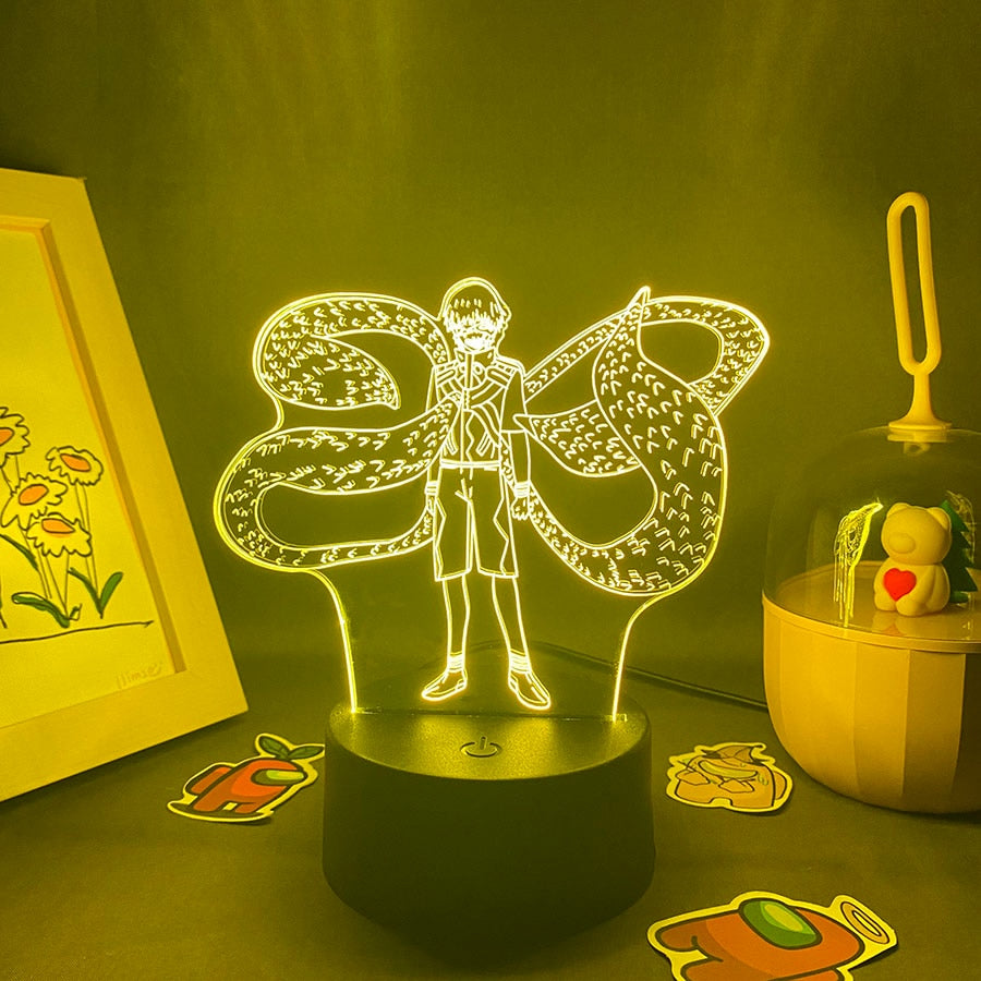 Tokyo Ghoul Kaneziki 3D Neon Led Night Lights