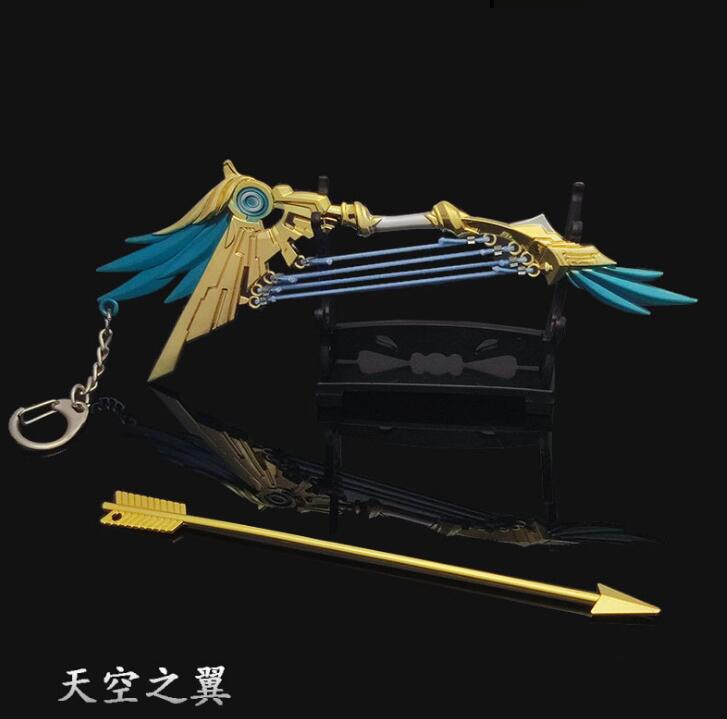 Genshin Impact Zhongli Venti Sword Keychains