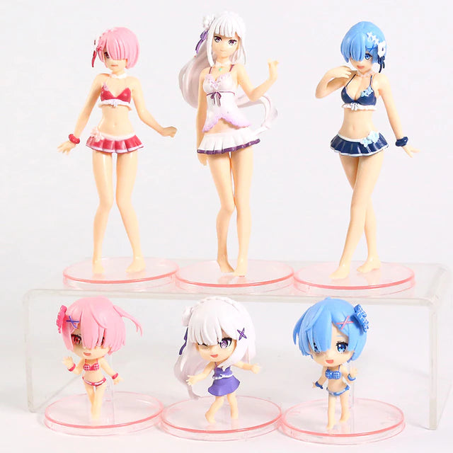 Re:Zero Q Kawaii Pocket Model Figure Collection - Anime Fantasy Land