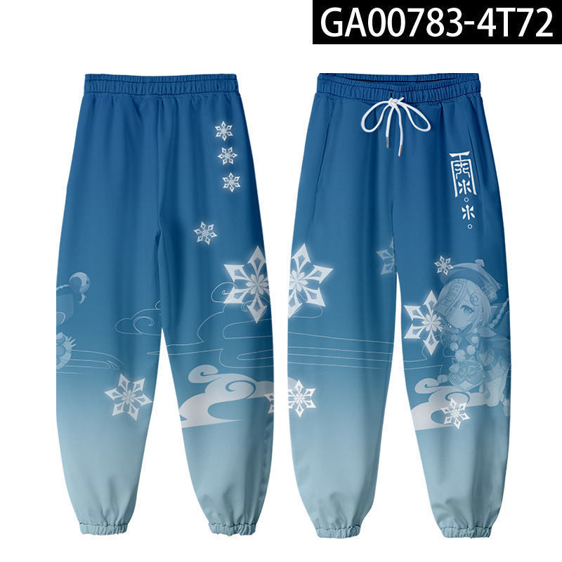 Genshin Impact Klee Xiao Cosplay Pants