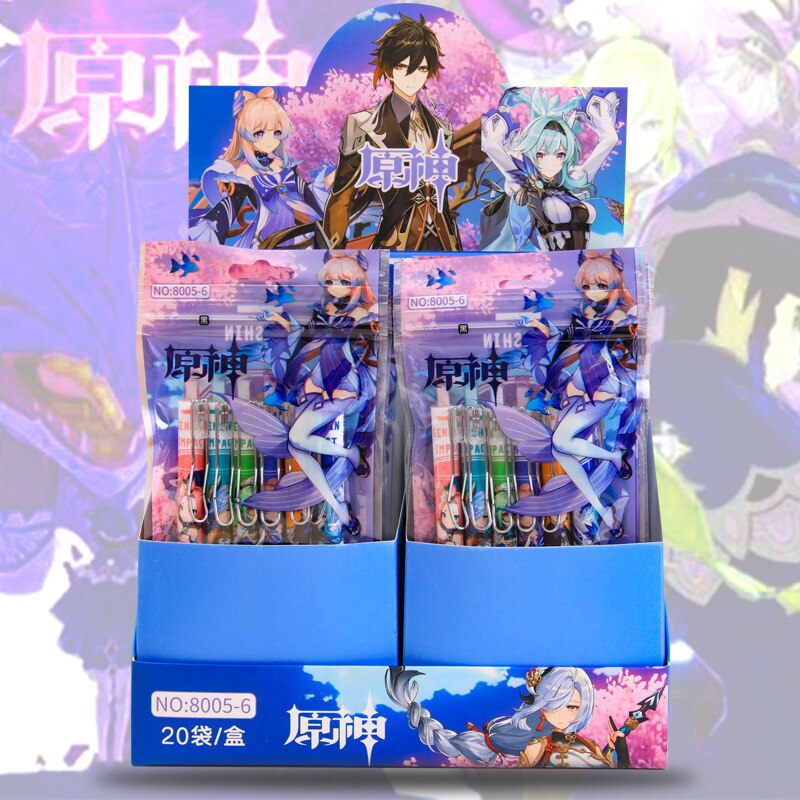 Game Genshin Impact Black Gel Pen