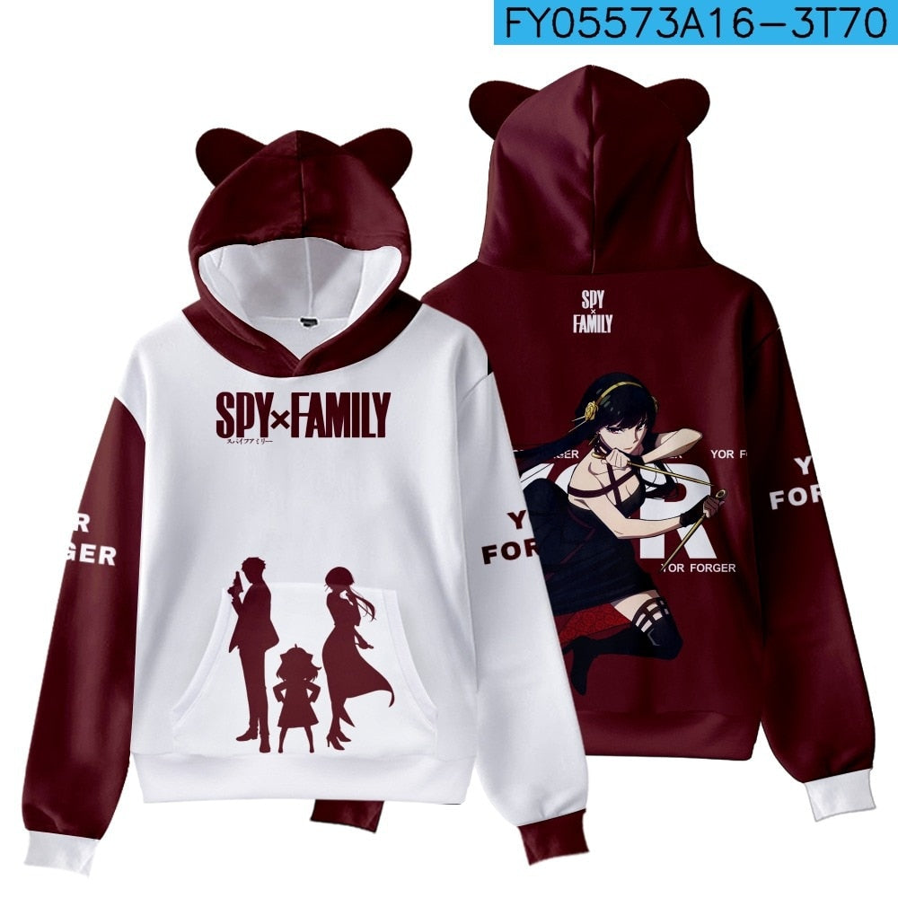 Spy X Family Ear Cute Hoodies