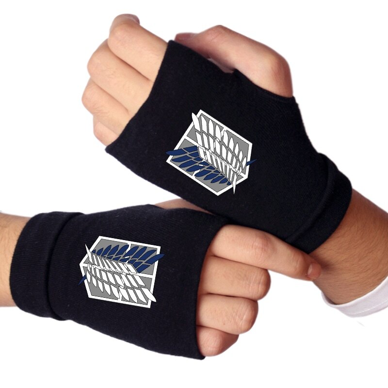 Attack on Titan Half-finger Gloves