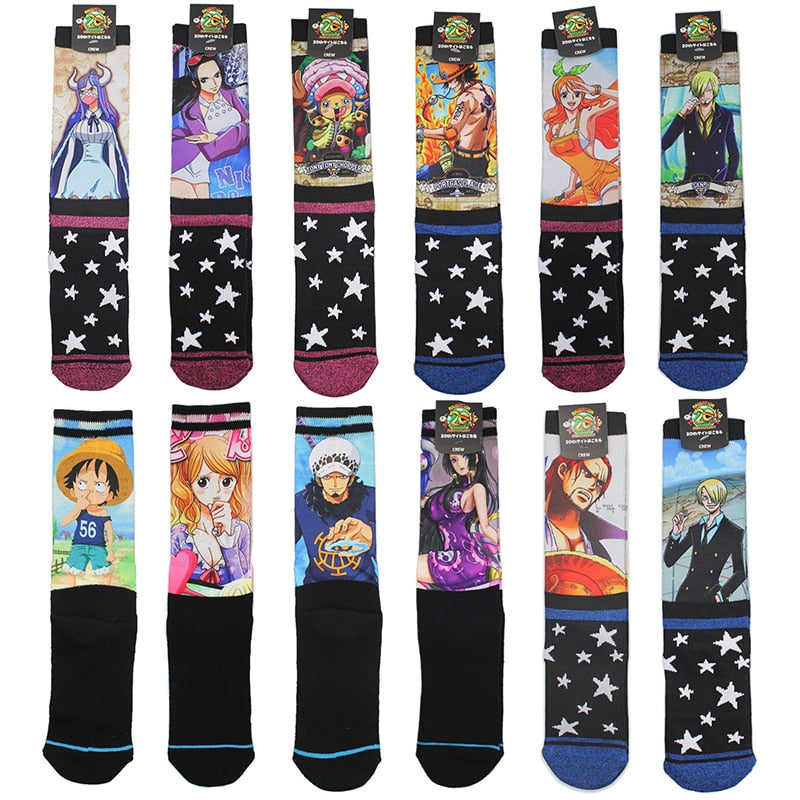 One Piece Anime Socks