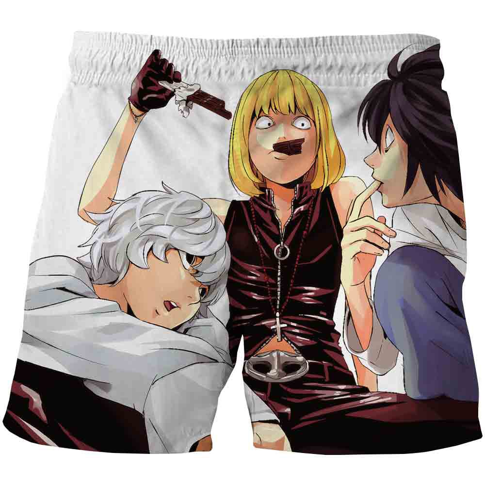 Death Note Yagami Cosplay Short Pants