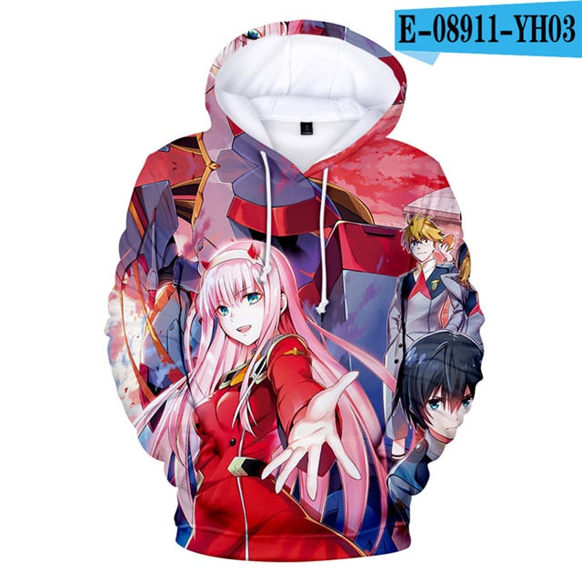 DARLING In The FRANXX 3D Hoodies