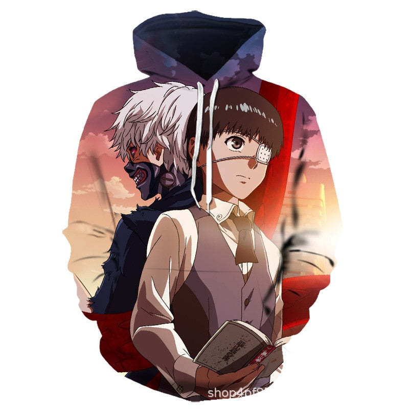Tokyo Ghoul 3D Hoodies