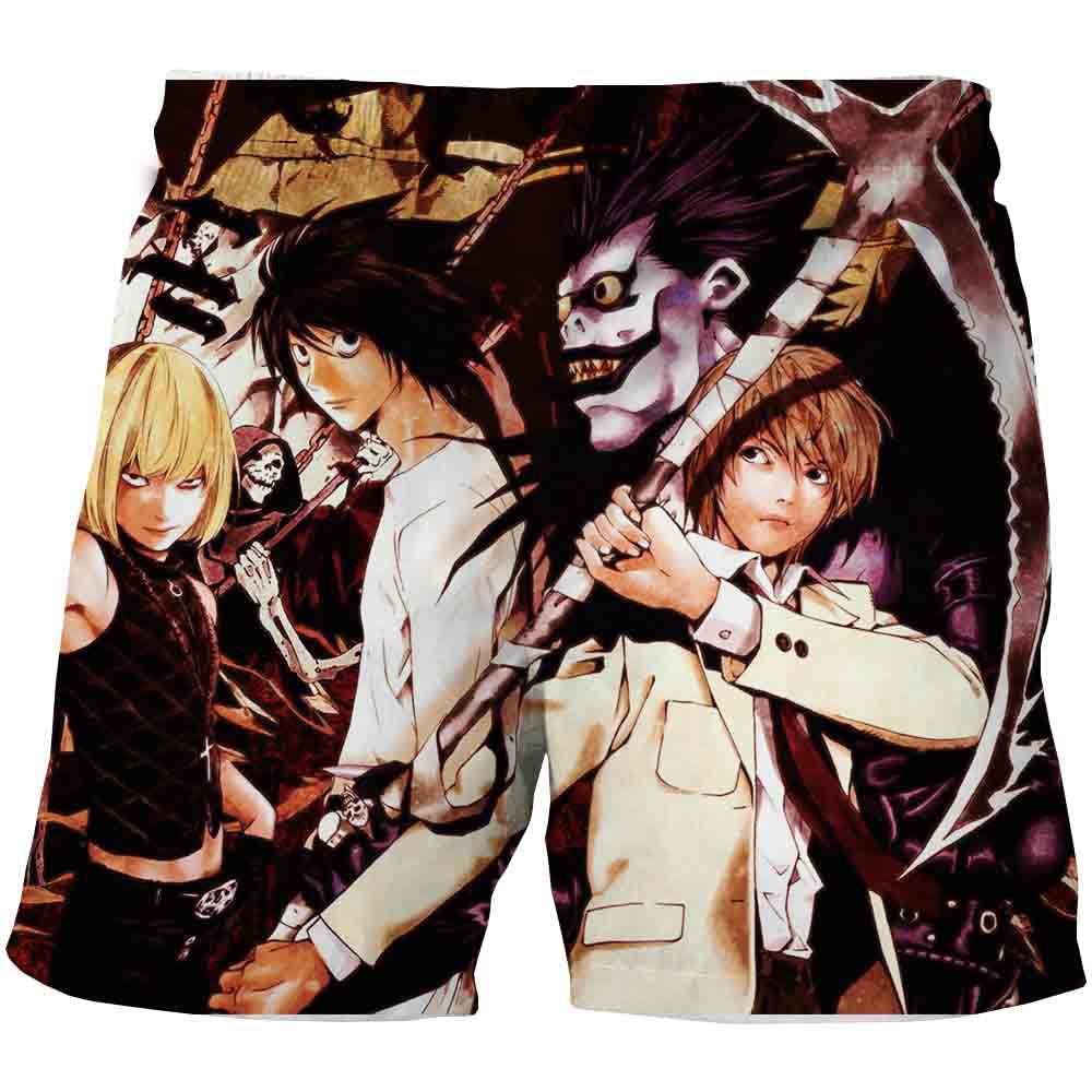 Death Note Yagami Cosplay Short Pants