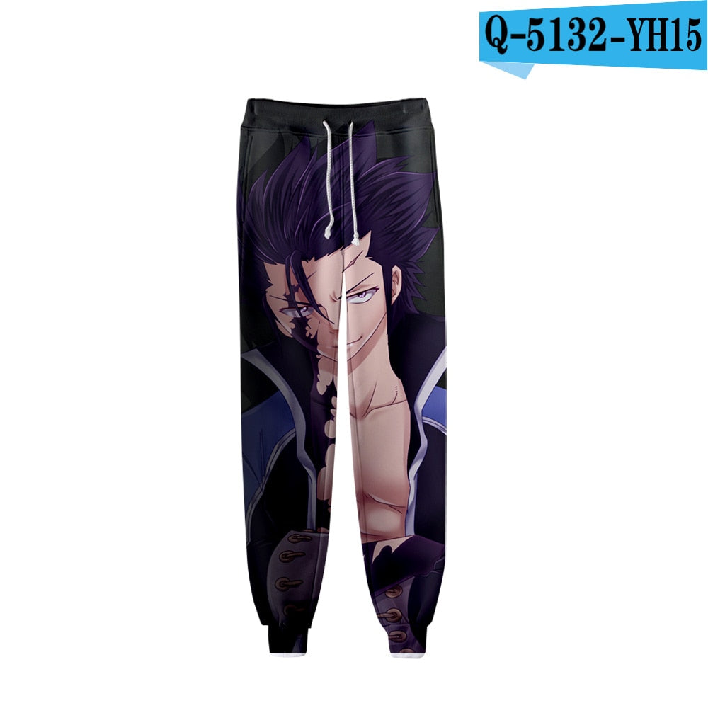 Fairy Tail 3d Print Casual Pants