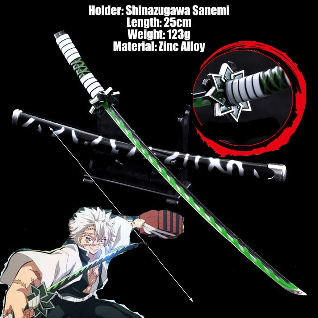 Demon Slayer Shinazugawa Sanemi Katana Sword - Anime Fantasy Land