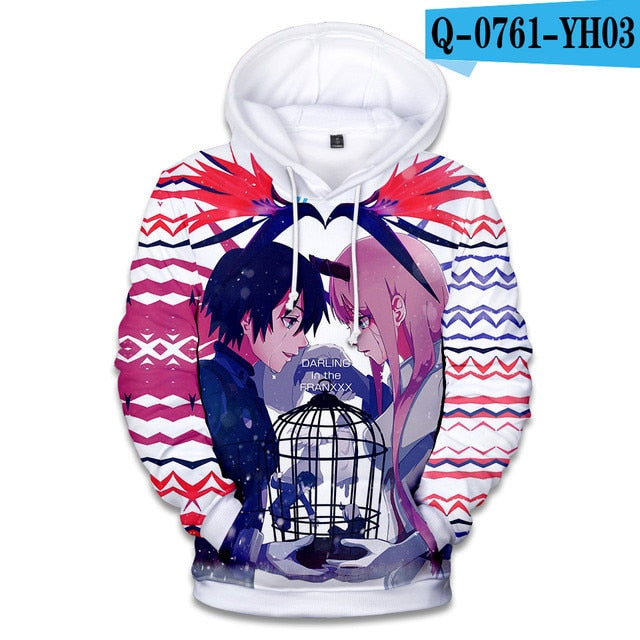 DARLING In The FRANXX 3D Hoodies