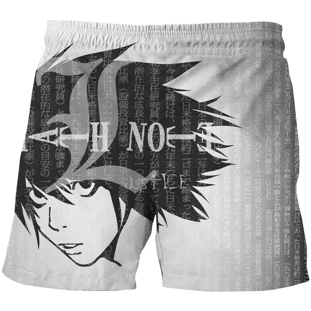 Death Note Yagami Cosplay Short Pants