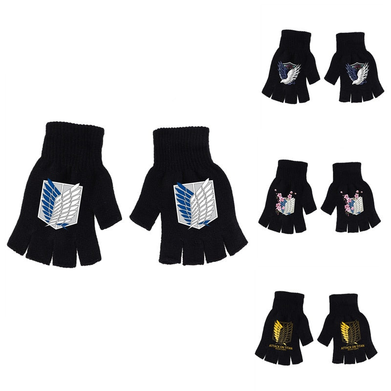 Attack On Titan unisex Gloves