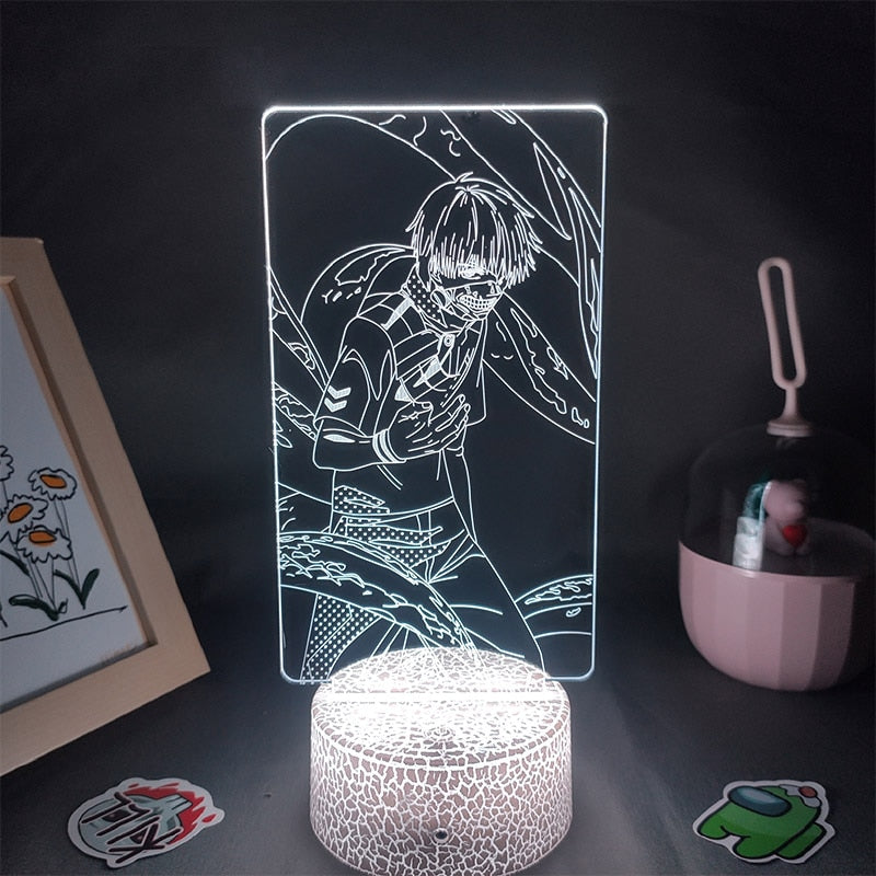 Tokyo Ghoul Kaneki Ken 3D LED Lamp RGB