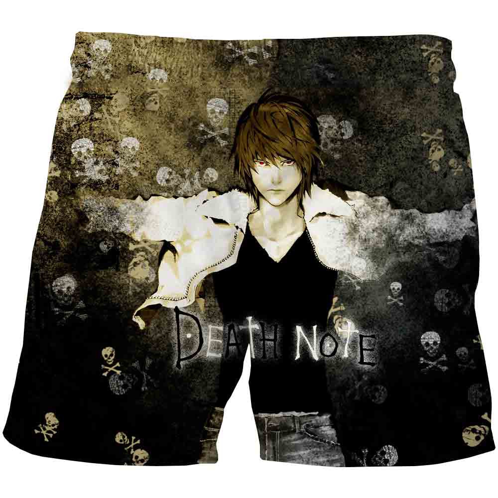 Death Note Yagami Cosplay Short Pants