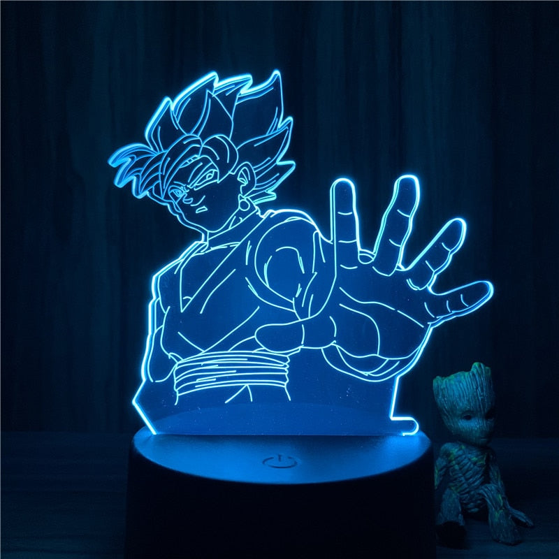 Dragon Ball Z Vegeta Super Saiyan 3D LED Night Lights – Anime Fantasy Land