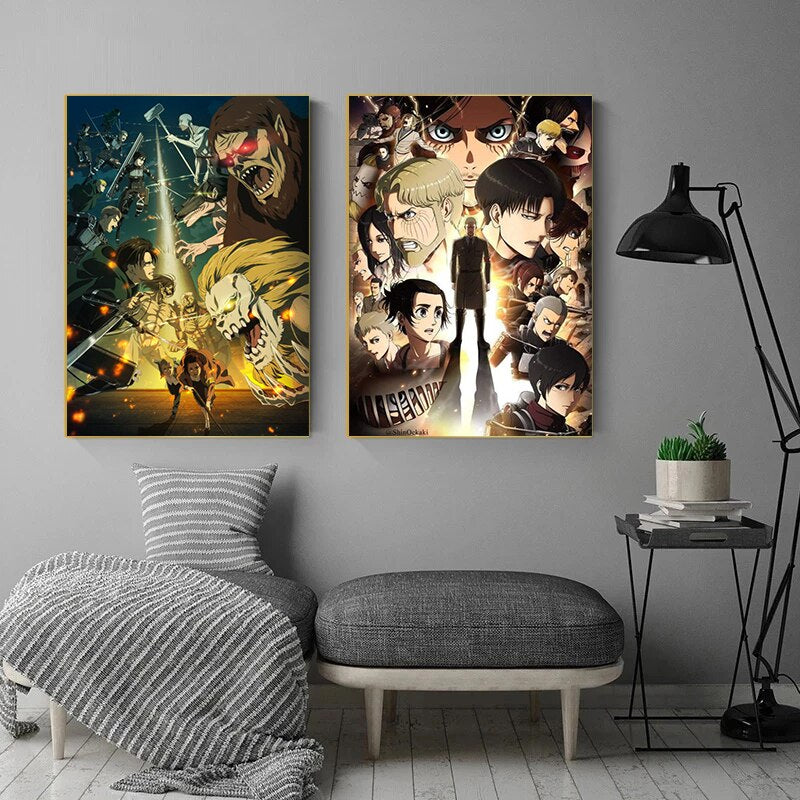 Attack On Titan Home Decor Posters
