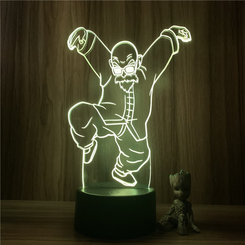 Dragon Ball Z Vegeta Super Saiyan 3D LED Night Lights