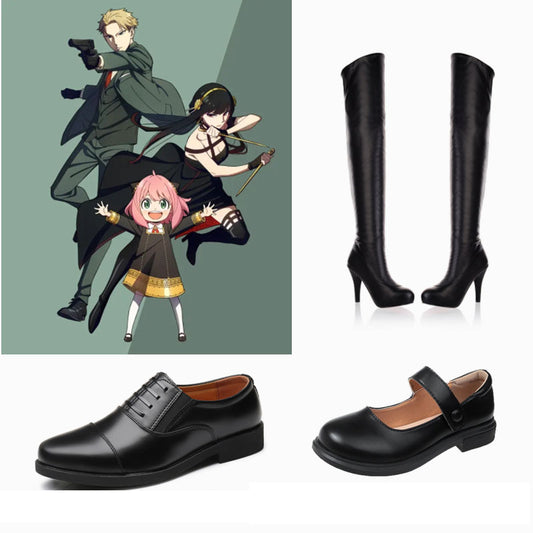 Spy X Family Loid Forger/Anya Forger Cosplay Shoes