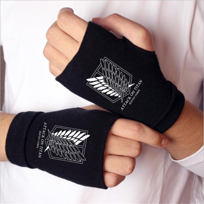 Attack on Titan Half-finger Gloves