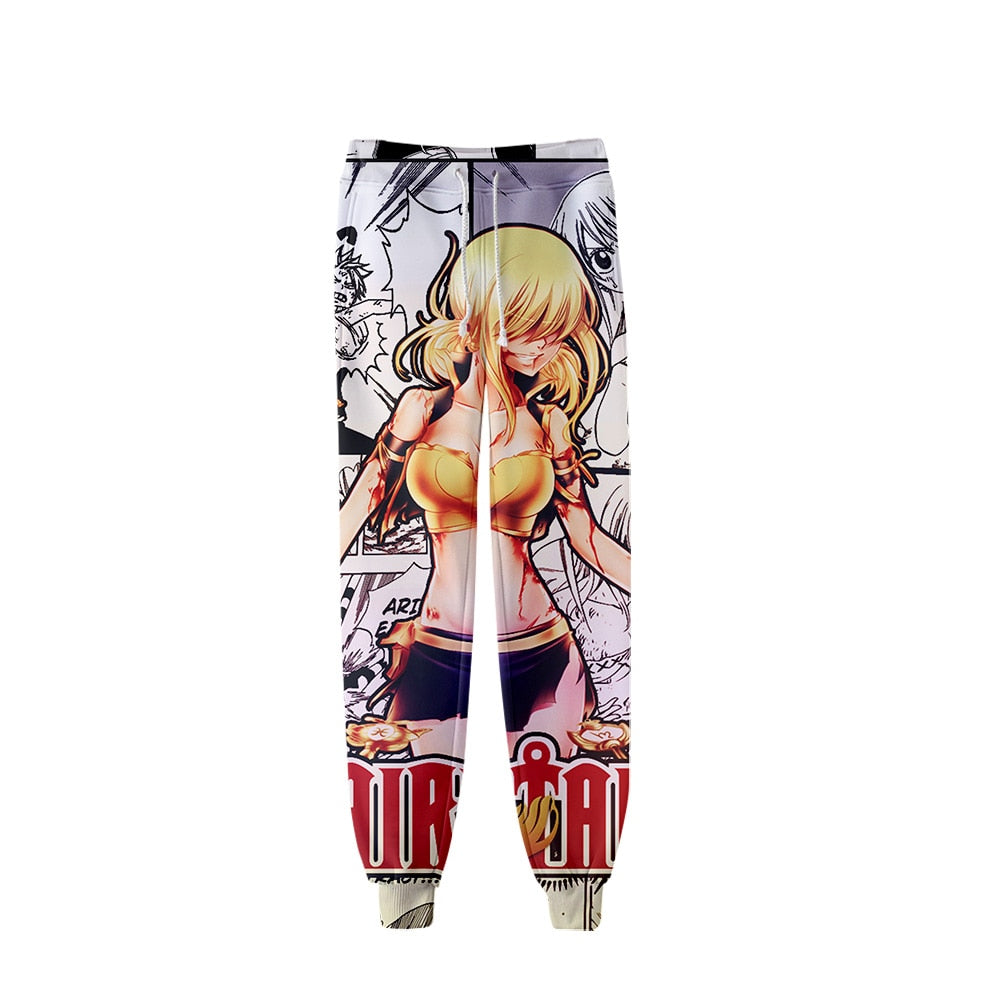 Fairy Tail 3d Print Casual Pants