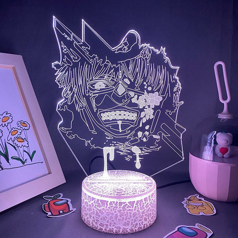 Tokyo Ghoul Kaneki Ken 3D LED Lamp RGB