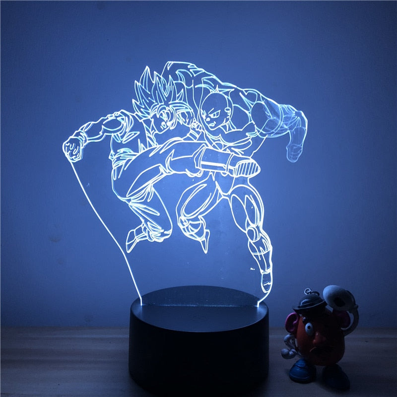 Dragon Ball Z Vegeta Super Saiyan 3D LED Night Lights