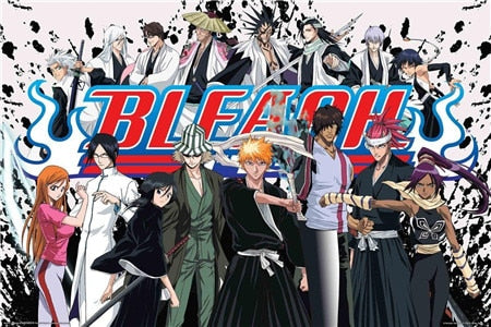 Bleach kenpachi Gotei Figure Poster