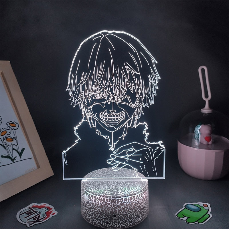 Tokyo Ghoul Kaneki Ken 3D LED Lamp RGB