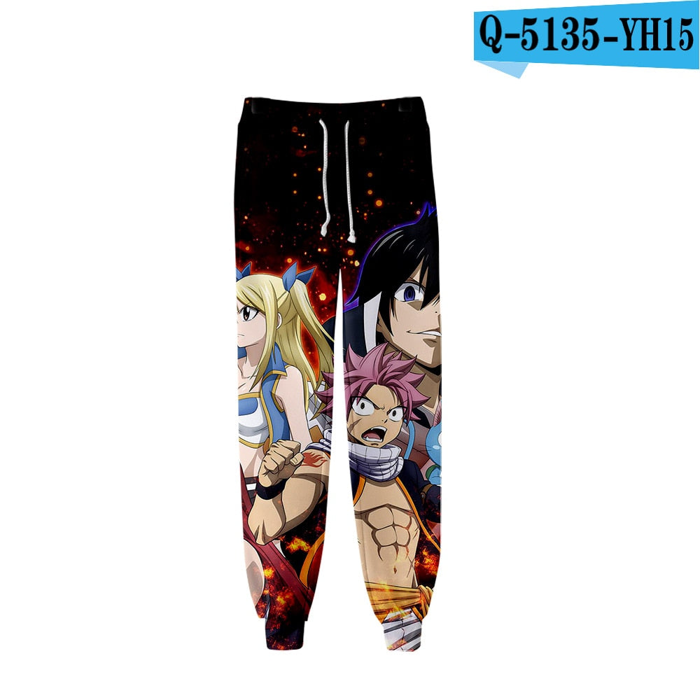 Fairy Tail 3d Print Casual Pants