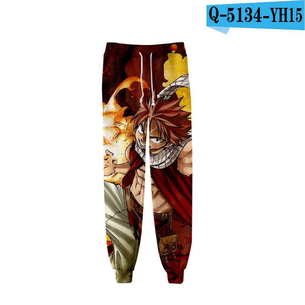 Fairy Tail 3d Print Casual Pants