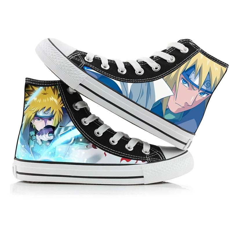 Ninja Akatsuki Uchiha Sasuke  High Top Shoes