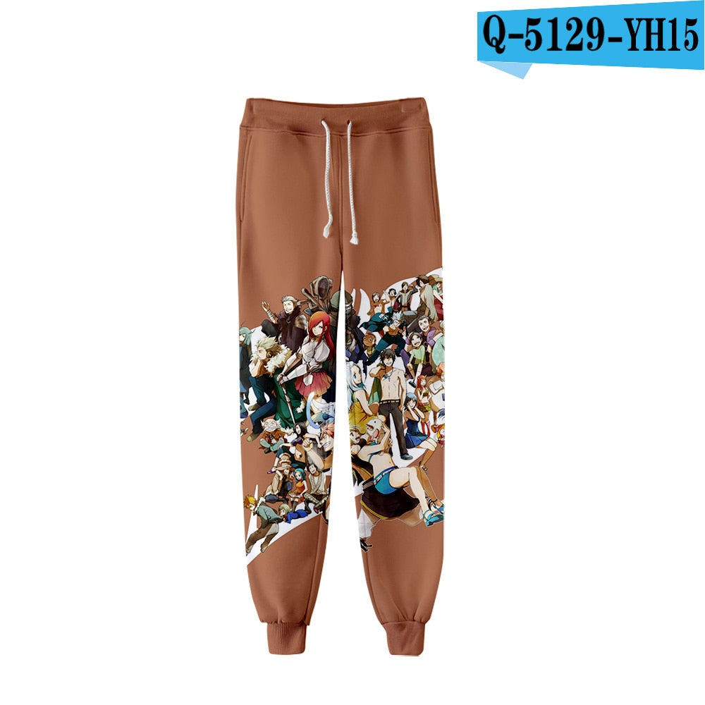 Fairy Tail 3d Print Casual Pants