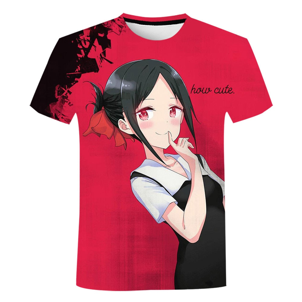 Kaguya Sama Love Is War 3D Print T-Shirts
