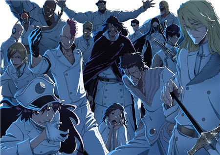 Bleach kenpachi Gotei Figure Poster