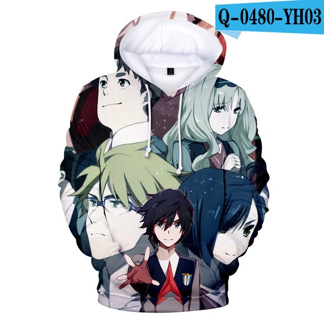 DARLING In The FRANXX 3D Hoodies