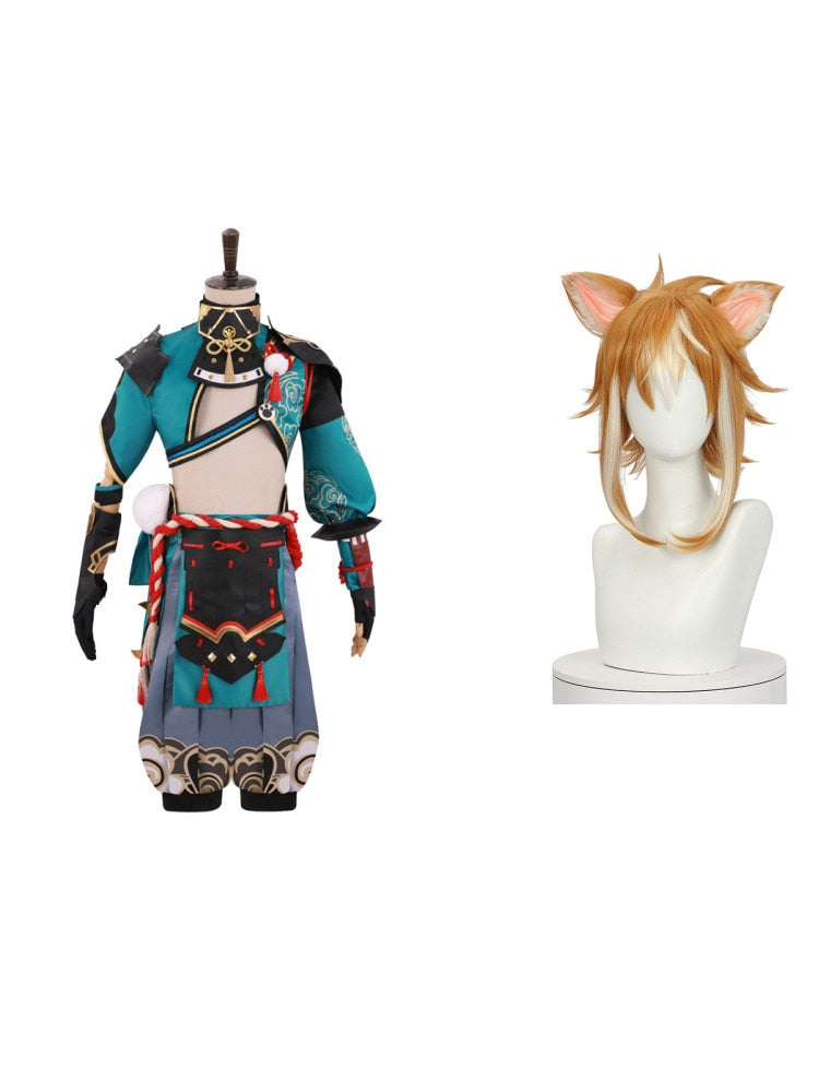 Game Genshin Impact Gorou Cosplay Full Set