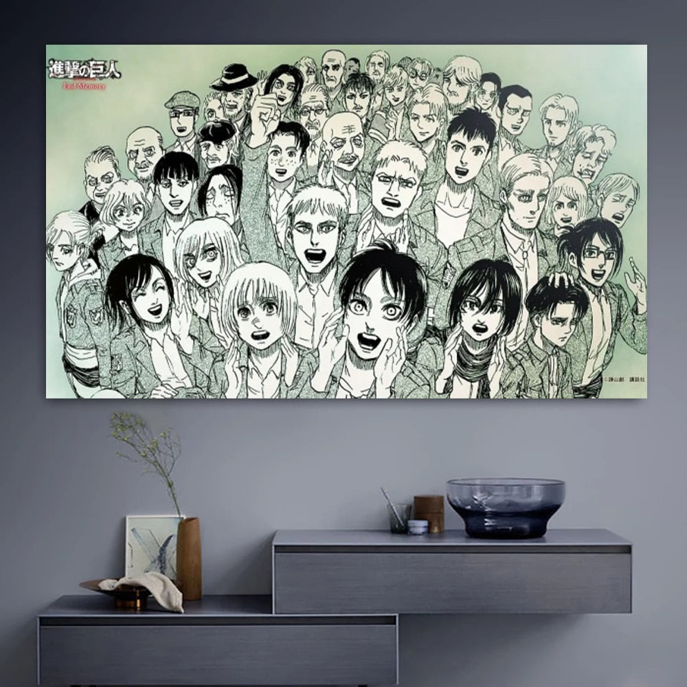 Attack On Titan Home Decor Posters