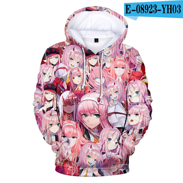 DARLING In The FRANXX 3D Hoodies
