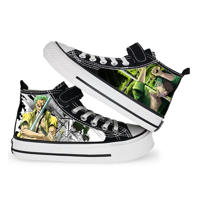 ONE PIECE  Monkey D. Luffy, Roronoa Zoro High Top Shoes